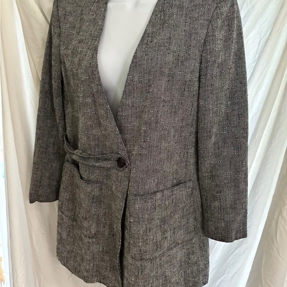 Vintage Raspini Designer Career Office Blazer Jacket Made in USA  Size 5/6 - Picture 2 of 7